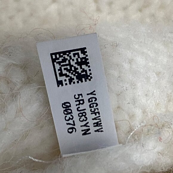 Fair Isle 1/4 Zip chunky Knit Sweater Ribbed Collar Nordic Pattern Womens XS - Picture 5 of 10